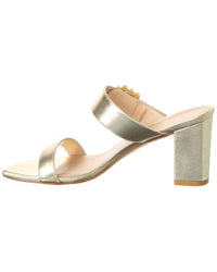 Stuart Weitzman Piper 75 Block Leather Sandal