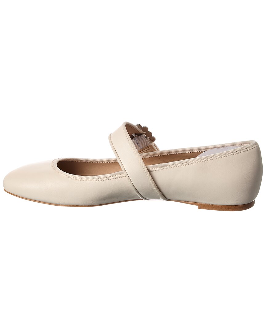 Stuart Weitzman Piper Leather Ballet Flat