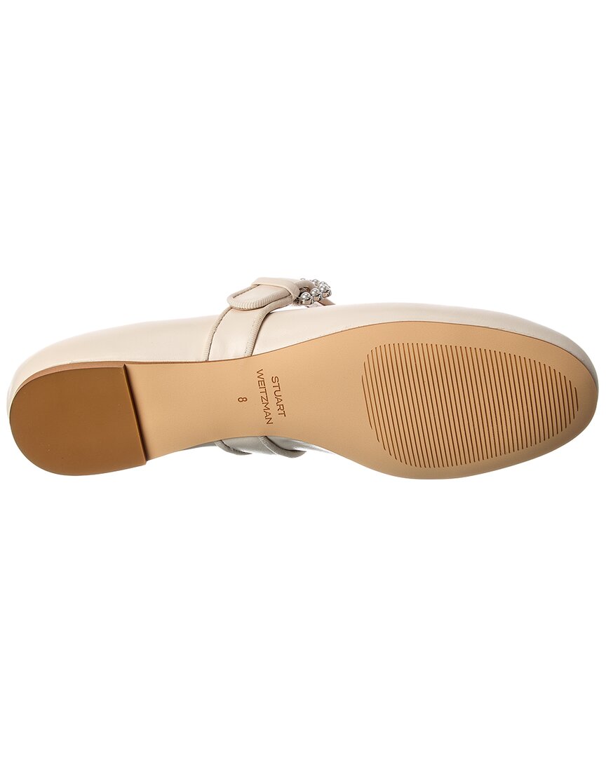 Stuart Weitzman Piper Leather Ballet Flat