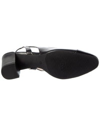 Stuart Weitzman Sleek 50 Leather Slingback Pump