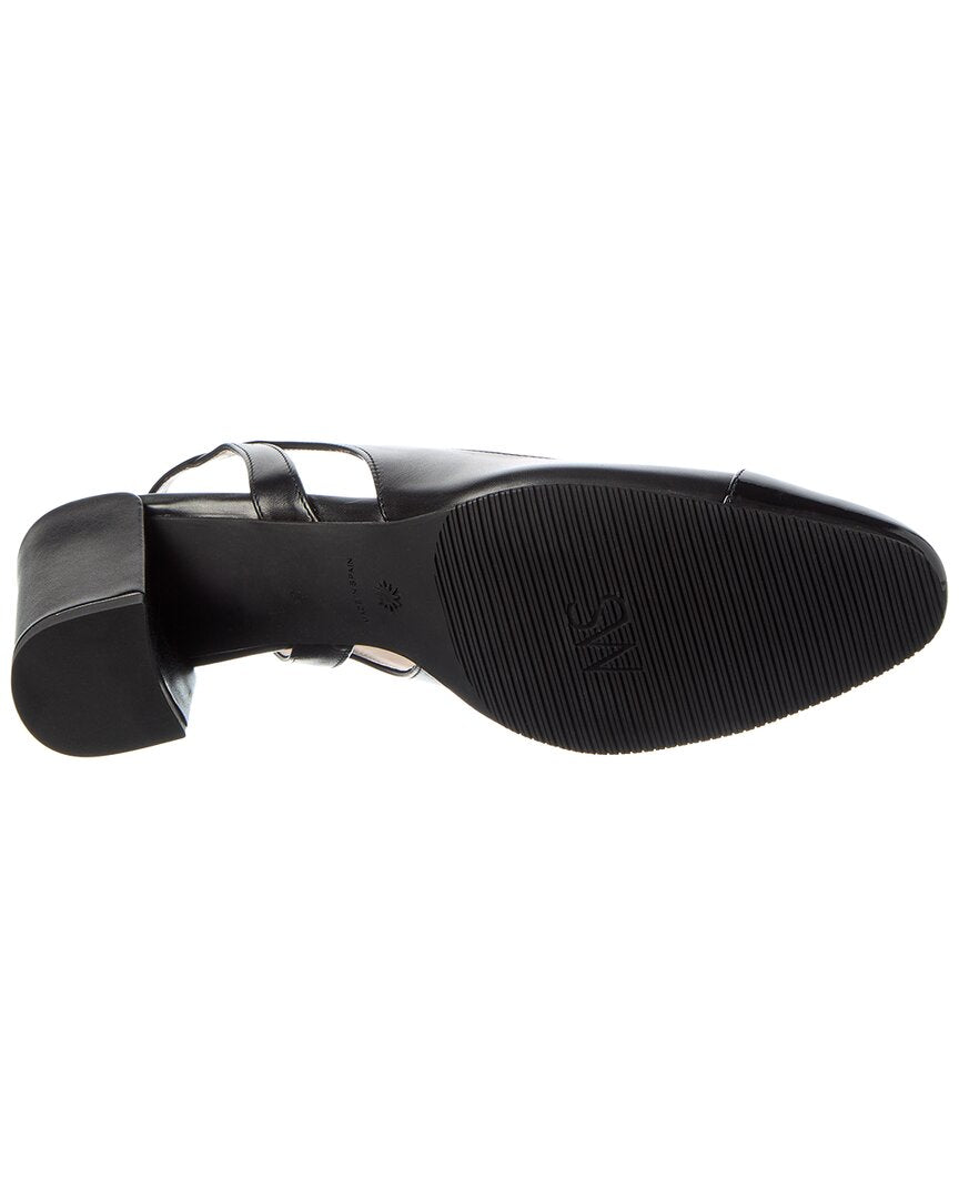 Stuart Weitzman Sleek 50 Leather Slingback Pump