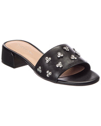 Stuart Weitzman Tammy Block 35 Leather Sandal