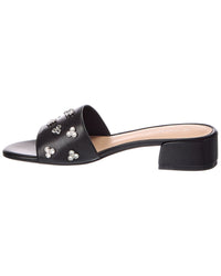 Stuart Weitzman Tammy Block 35 Leather Sandal