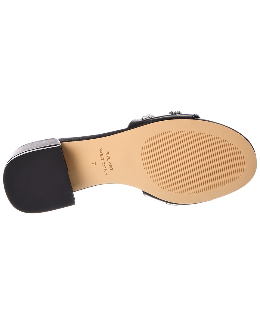 Stuart Weitzman Tammy Block 35 Leather Sandal