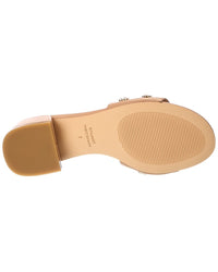 Stuart Weitzman Tammy Block 35 Leather Sandal