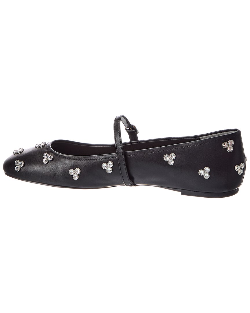 Stuart Weitzman Tammy Leather Mary Jane Ballet Flat