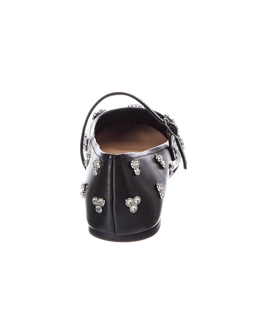 Stuart Weitzman Tammy Leather Mary Jane Ballet Flat
