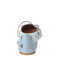 Stuart Weitzman Tammy Denim Mary Jane Ballet Flat