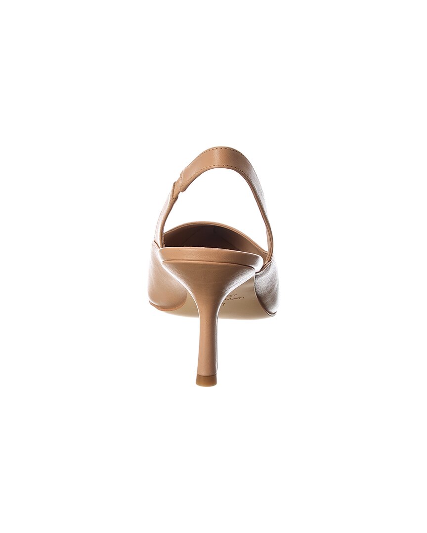 Stuart Weitzman Zuri 75 Leather Slingback Pump