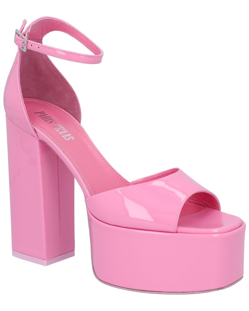 Paris Texas Tatiana Leather Sandal Flamingo