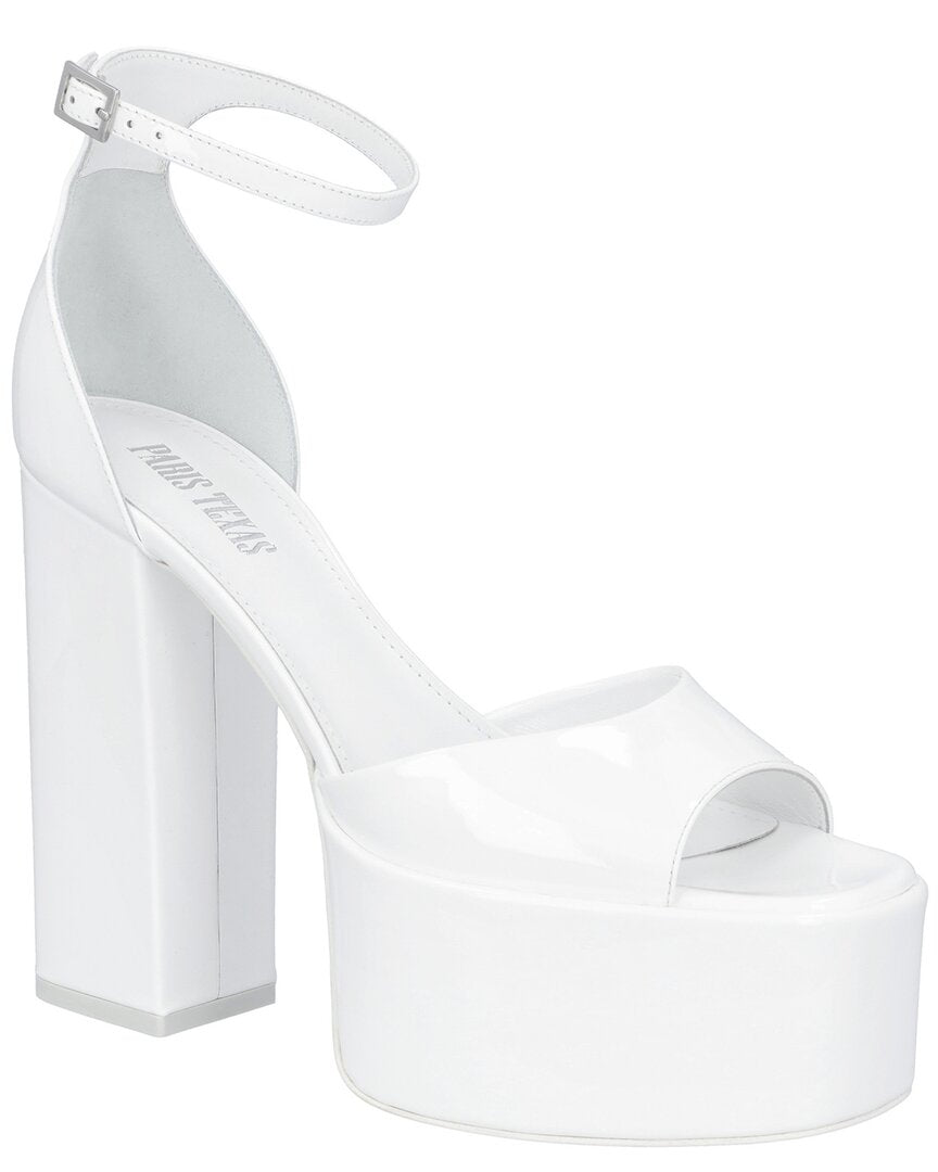 Paris Texas Tatiana Leather Sandal White