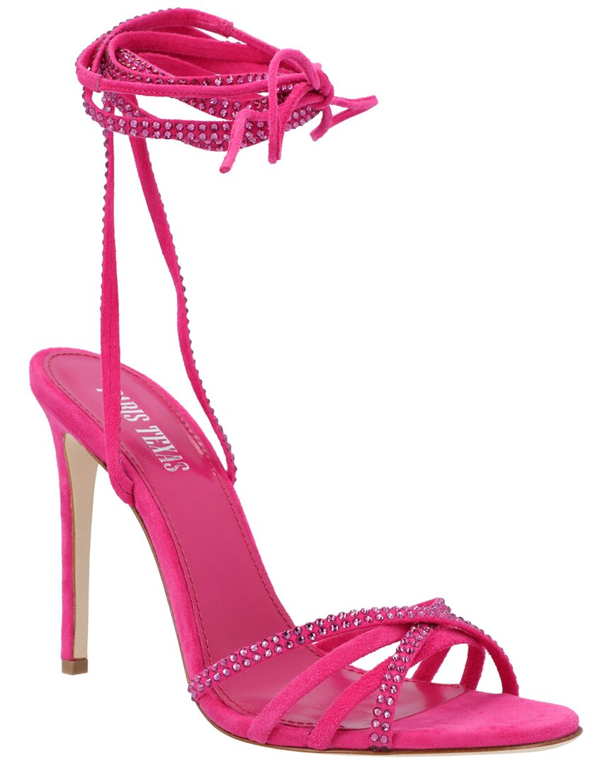 Paris Texas Holly Nicole Leather Sandal Pink
