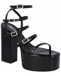 Paris Texas Jessica Leather Sandal Black