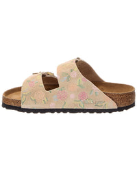 Birkenstock Birkenstock Arizona Flowers Sandcastle Suede Sandal
