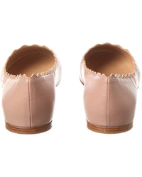 Chloé Chloé Lauren Scalloped Leather Ballerina Flat (Authentic Pre-Loved)