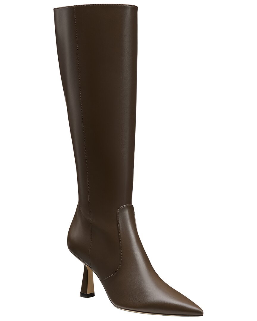 Stuart Weitzman Stuart Weitzman Stuart Supersculpt Zip Leather Boot 75