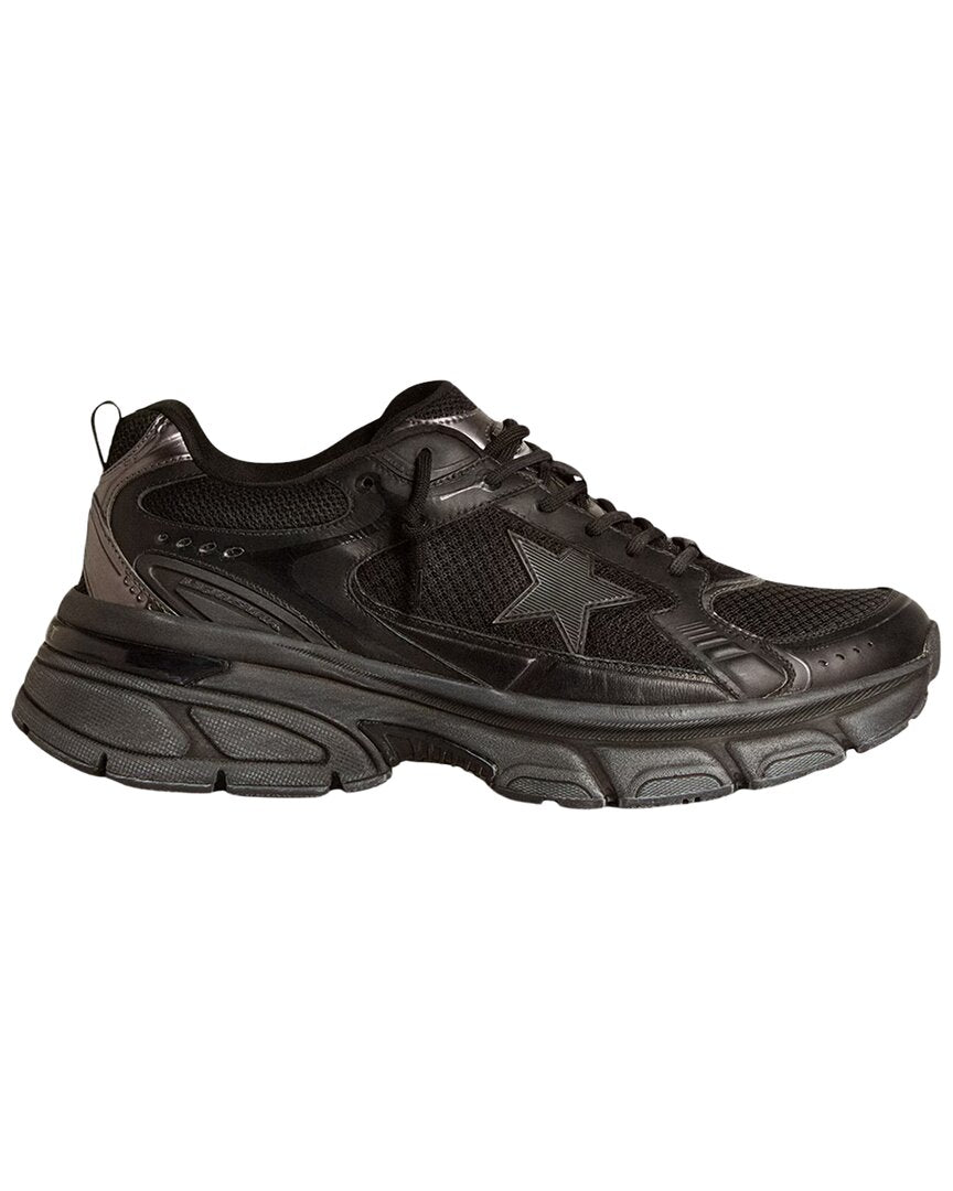 Golden Goose Lightstar Net Leather & Mesh Sneaker
