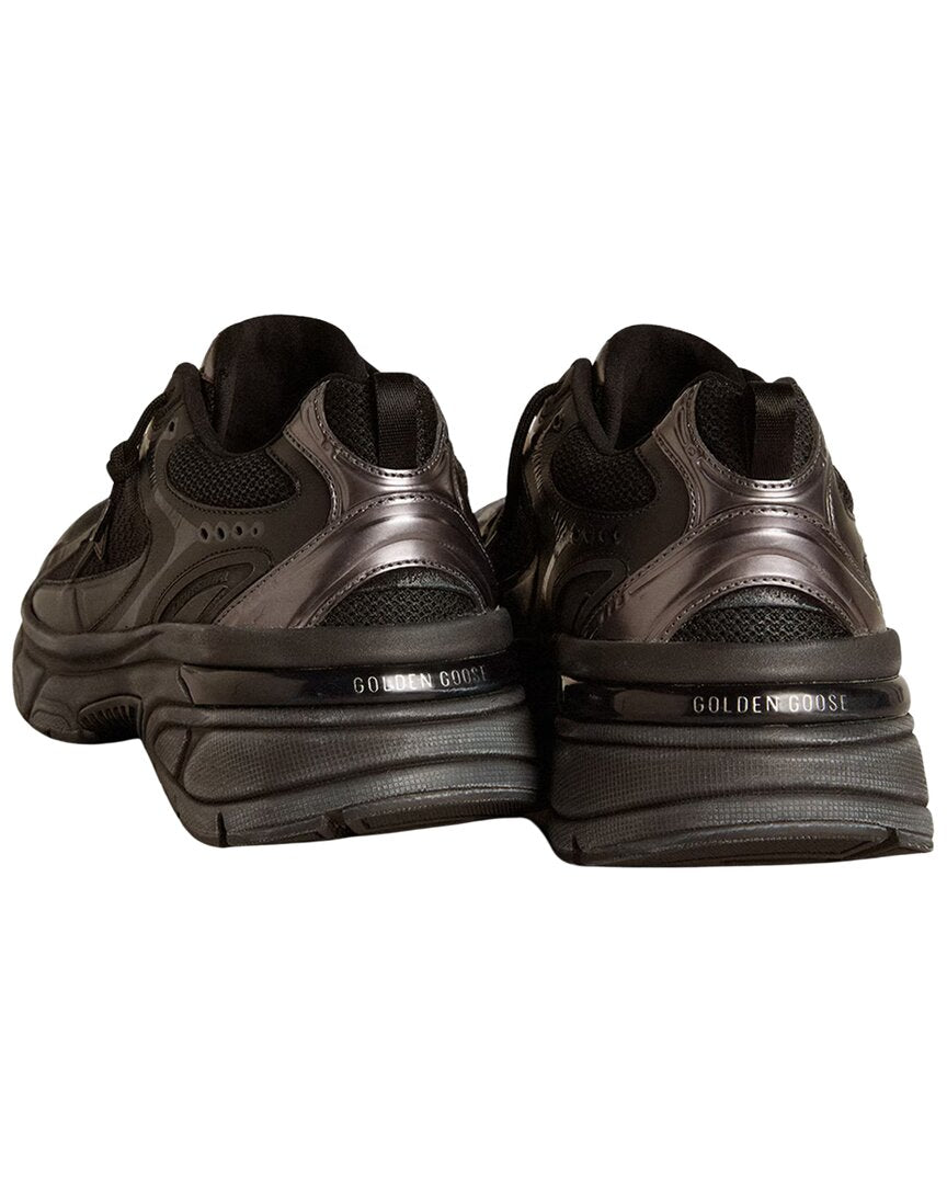 Golden Goose Lightstar Net Leather & Mesh Sneaker