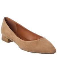 Aquatalia Penina Waterproof Suede Flat