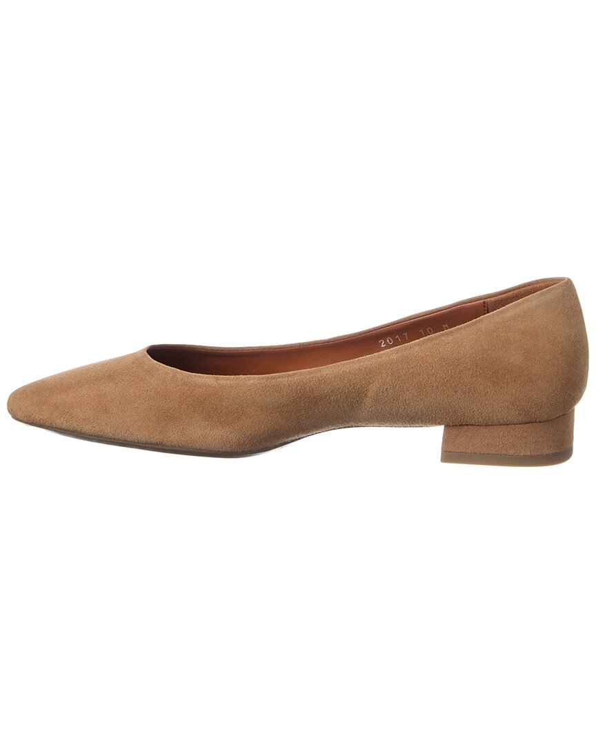 Aquatalia Penina Waterproof Suede Flat