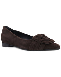 Aquatalia Jojo Waterproof Suede Flat