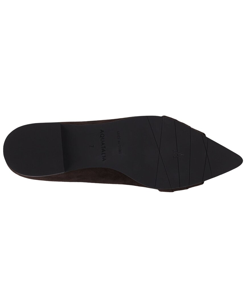 Aquatalia Jojo Waterproof Suede Flat