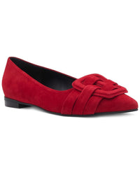 Aquatalia Jojo Waterproof Suede Flat