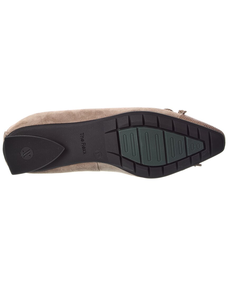 The Flexx Galatea Suede Flat