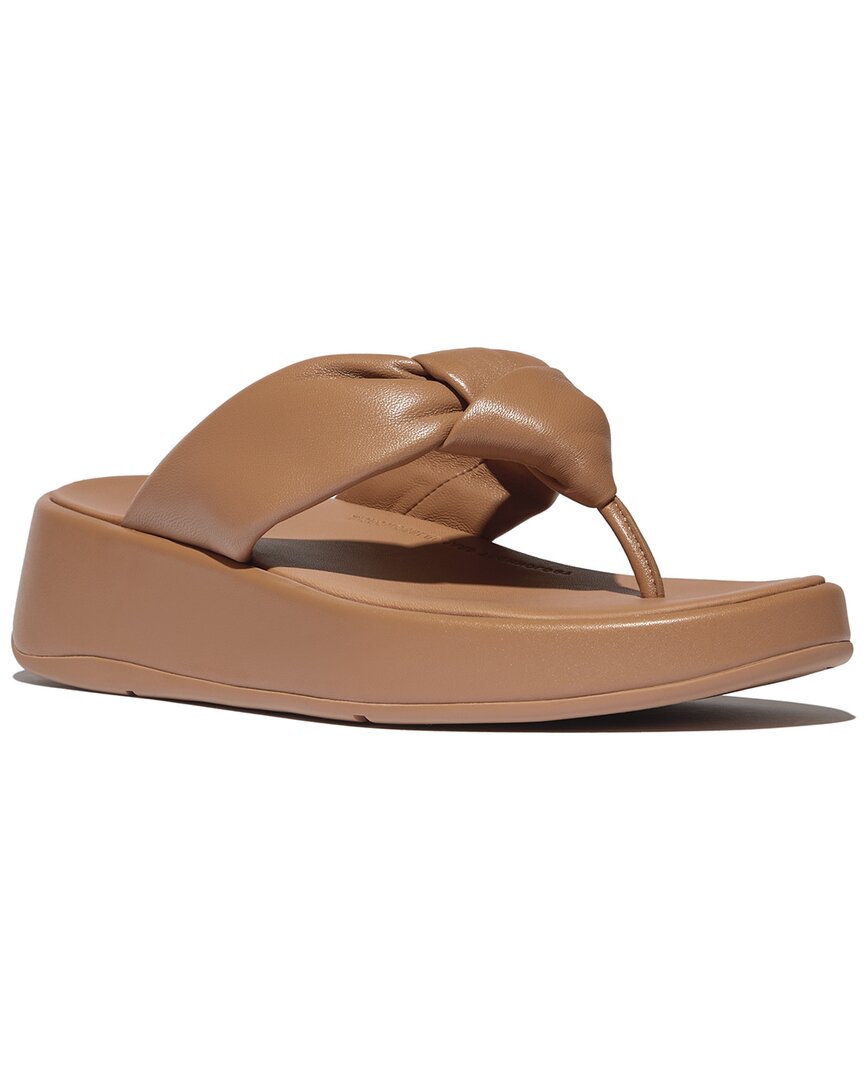 Fitflop F-Mode Leather Sandal Brown