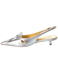 Schutz Zane Metallic Leather Sandal