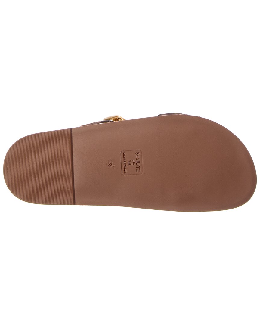 Schutz Olga Shearling Sandal