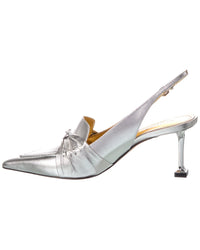 Schutz Fiorella Metallic Leather Sandal