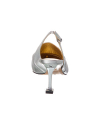Schutz Fiorella Metallic Leather Sandal