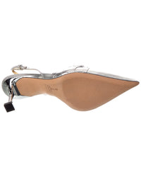 Schutz Fiorella Metallic Leather Sandal