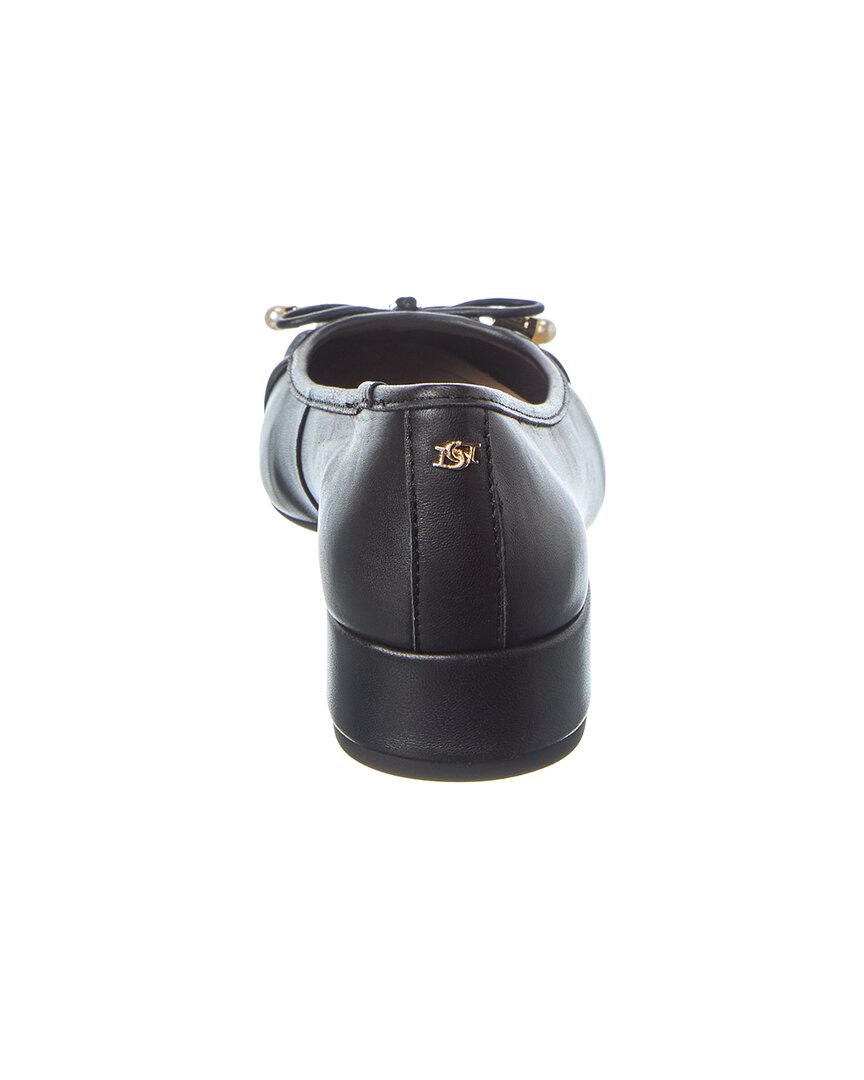 Dune London Amazing Leather Block Heel
