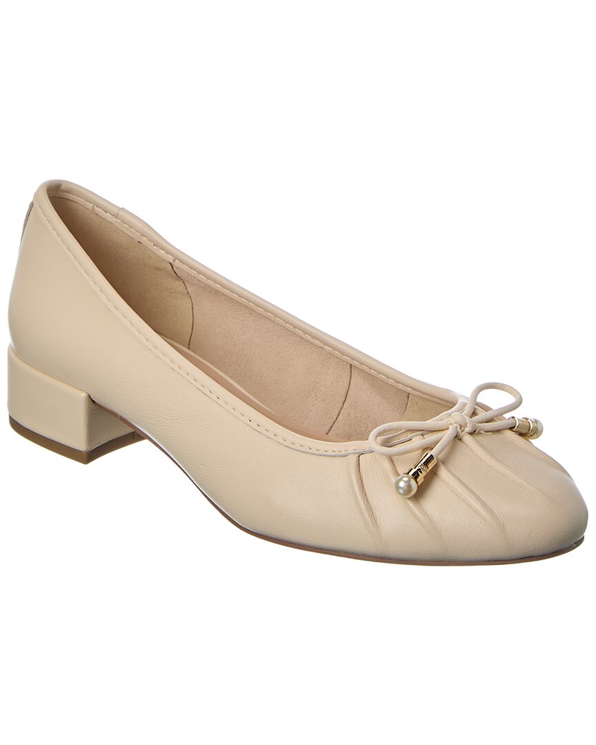 Dune London Amazing Leather Block Heel