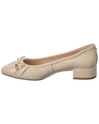 Dune London Amazing Leather Block Heel