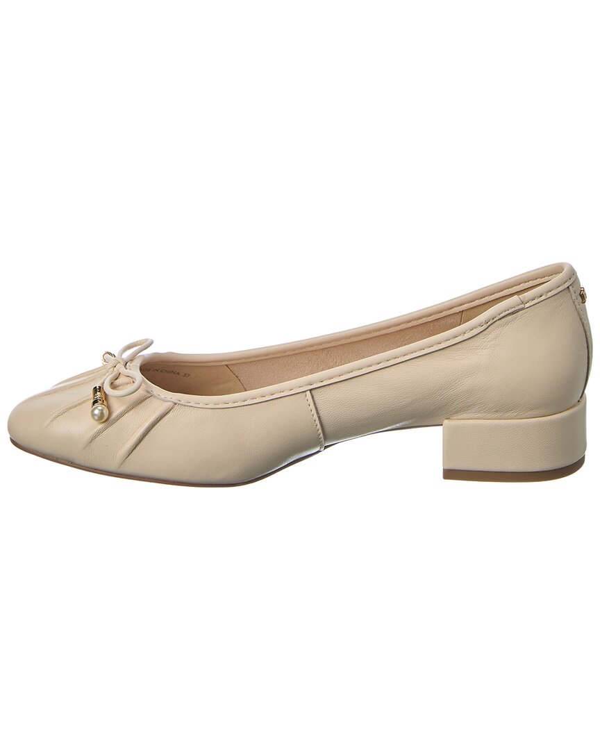 Dune London Amazing Leather Block Heel