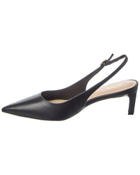 Dune London Celinna Leather Slingback Pump