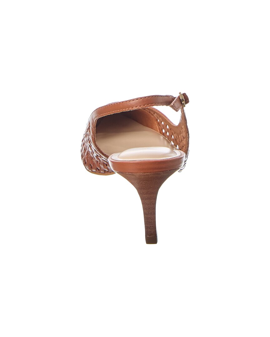 Dune London Divided Leather Slingback Pump
