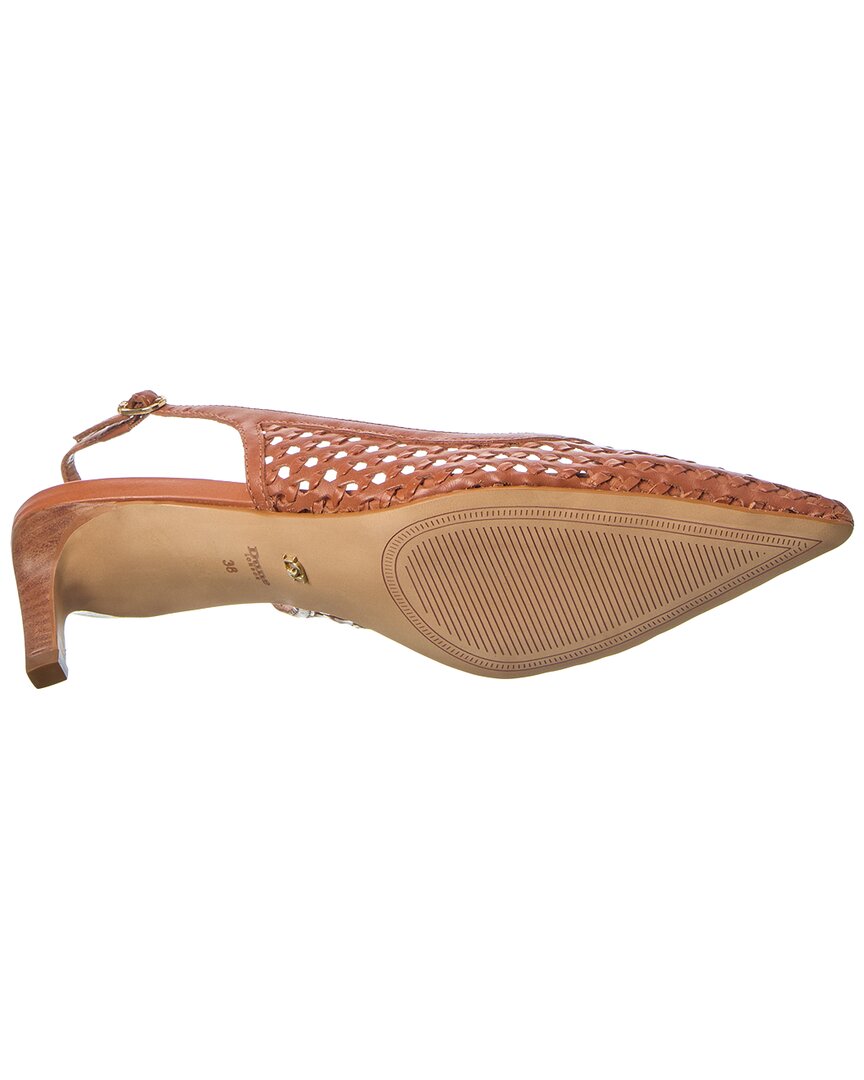 Dune London Divided Leather Slingback Pump