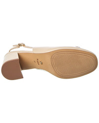 Dune London Dreaming Leather Slingback Pump