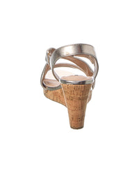 Dune London Kamies Leather Wedge Sandal