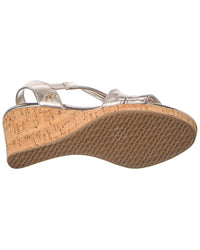 Dune London Kamies Leather Wedge Sandal