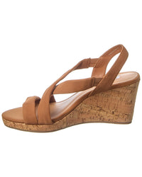 Dune London Kamies Leather Wedge Sandal