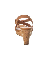 Dune London Kamies Leather Wedge Sandal