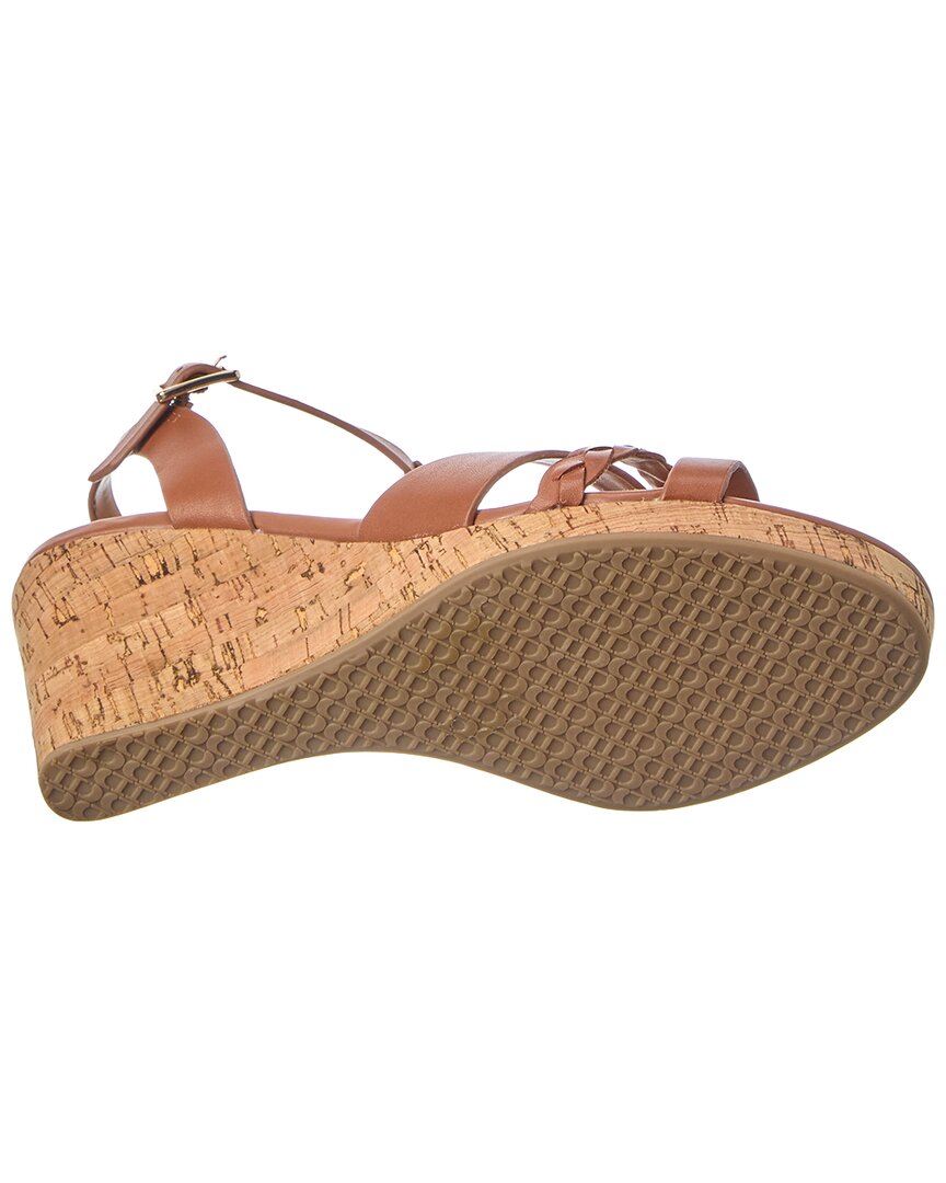 Dune London Koali Leather Wedge Sandal