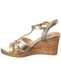 Dune London Koali Leather Wedge Sandal