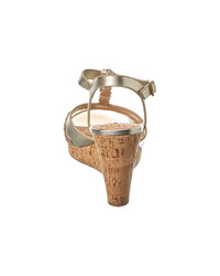 Dune London Koali Leather Wedge Sandal