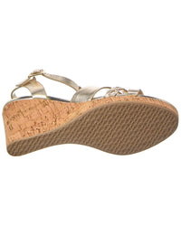 Dune London Koali Leather Wedge Sandal